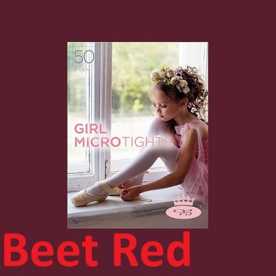 dívčí punčocháče Girl Micro 50 den cviklová beet red – Hledejceny.cz
