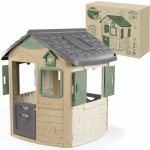 Smoby Domček ekologický Neo Jura Lodge Playhouse Green rozšíriteľný 2 dvere 2 okná s okenicami z recyklovaného materiálu s UV filtrom od 24 mes SM810503 – Zboží Dáma