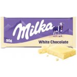 Milka čokoláda bílá 90 g – Zboží Dáma