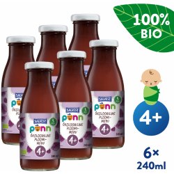 Salvest Põnn BIO Švestková šťáva s dužinou 6 x 240 ml