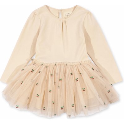 Šaty s tylovou sukní Feya Ballerina Cherry Glitter Konges Sløjd – Zboží Mobilmania