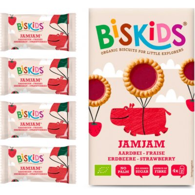 Belkorn BIO koláčky s jahodovým džemem bez přidaného cukru 100 g – Sleviste.cz