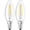 Žárovka Osram LED A++ A++ E E14 tvar svíčky 4 W = 40 W teplá bílá