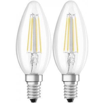 Osram LED A++ A++ E E14 tvar svíčky 4 W = 40 W teplá bílá