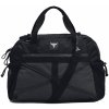Sportovní taška Under Armour Project Rock Gym Bag Sm Black/ Black 25 l