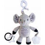 Teddies Chrastítko plyš 30 cm závěs babyted Slon – Zboží Dáma