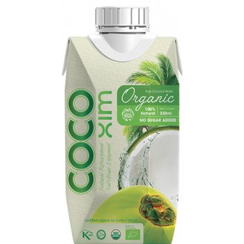 Cocoxim 100% Organic BIO kokosová voda 330 ml