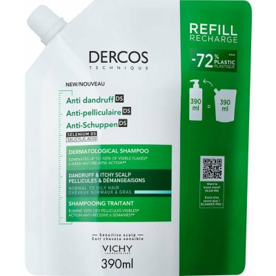 Vichy Dercos DS šampon proti lupům pro normální a mastné vlasy 390 ml – Zboží Mobilmania