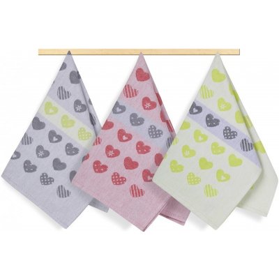 Bellatex SRDÍČKA 50x70cm 3ks – Hledejceny.cz