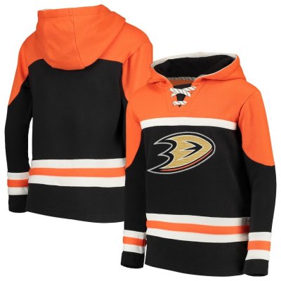 Fanatics Dětská Mikina Anaheim Ducks Asset Lace-Up Pullover Hoodie
