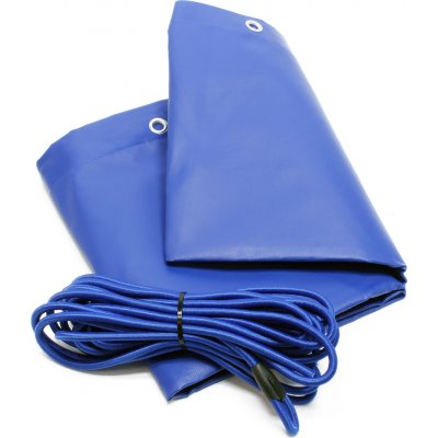 Wiltec Plachta na přívěsný vozík Wiltec plochá 2575x1345x50mm s napínacím lanem | modrá, Barvy a parametry Modrá – Hledejceny.cz