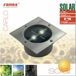 Led solar ground spot square – Hledejceny.cz