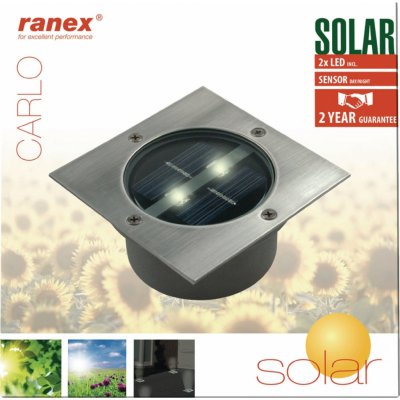 Led solar ground spot square – Hledejceny.cz