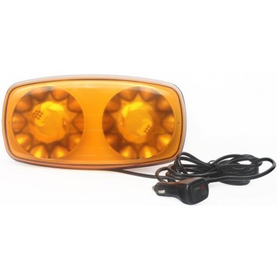 KAMAR LED výstražný maják 38W, magnet, 2 módy, 3.5m kabel do autozapalovače, 12-24V [BLK0033] – Zboží Mobilmania
