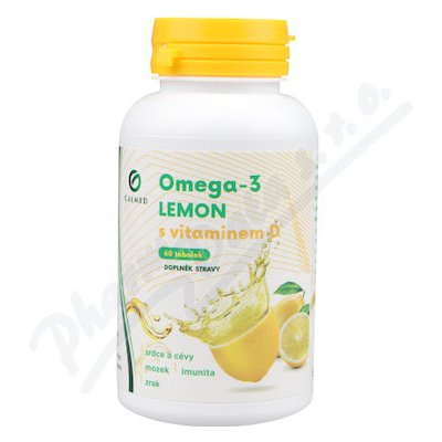 Galmed Omega-3 LEMON rybí olej s vit.D 60 tablet – Hledejceny.cz