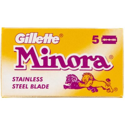 Gillette Minora žiletky 5 ks – Zboží Mobilmania