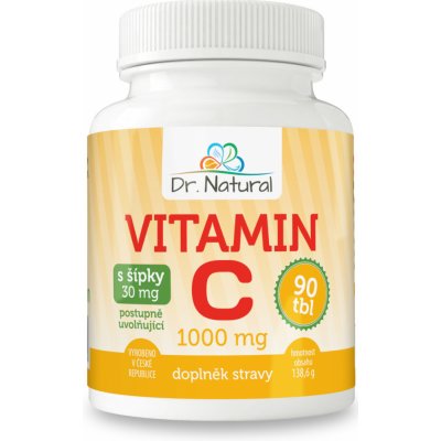 Natural Vitamín C s šípky 1000 mg 90 tablet – Hledejceny.cz