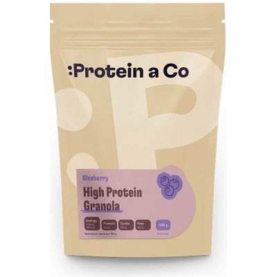 ProteinaCo High protein granola - borůvka 400 g – Sleviste.cz