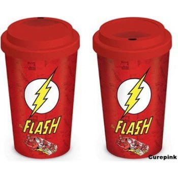 CurePink Cestovní hrnek DC Comics The Flash 0,34l od 319 Kč - Heureka.cz