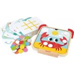 Janod magnetické čipsy Učím se barvy s předlohami – Zboží Dáma