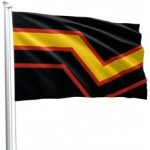 Rubber Pride Fetish Flag vlajka hrdosti vyznavačů gumového fetišismu 90 x 150 cm – Zboží Dáma