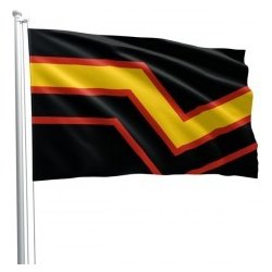 Rubber Pride Fetish Flag vlajka hrdosti vyznavačů gumového fetišismu 90 x 150 cm