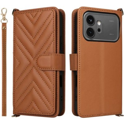 VSECHNONAMOBIL 143672 PRESTIGE Peněženkové pouzdro pro Honor 600 / Honor 600 Pro hnědé – Zboží Živě