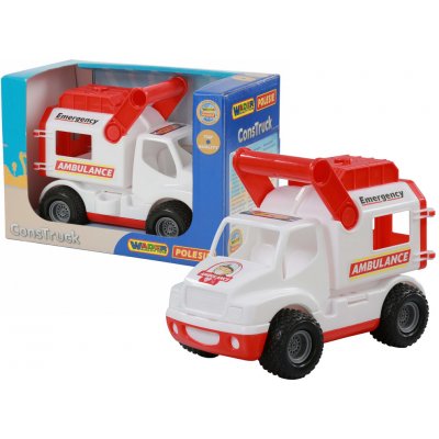 Polesie Wader Auto ConsTruck Ambulance White 41913