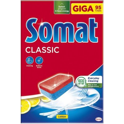 Somat Classic Power Tablety do automatické myčky na nádobí 95 ks 1577g – Zboží Mobilmania