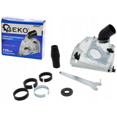 Odsávací kryt transparentní 125mm pro úhlové brusky 115-125mm GEKO – Zboží Dáma