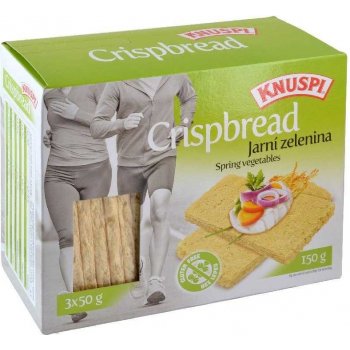 Extrudo Knuspi Crispbread jarní zelenina 150 g