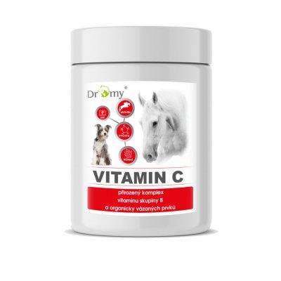 Dromy Vitamin C pro koně a psy 200 tbl 0,3 kg