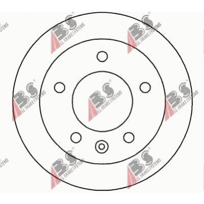 BRZDOVÝ DISK. MERCEDES SPRINTER 94-06 VENT. 9024210612 A.B.S. – Zboží Mobilmania