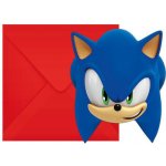 Party pozvánky a obálky Sonic – Zboží Dáma