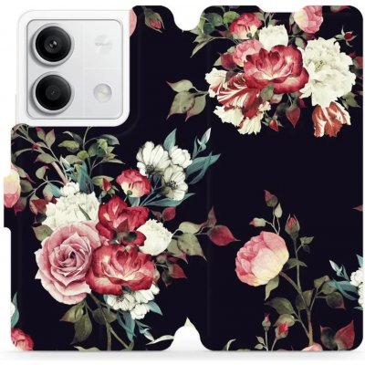 Mobiwear - Xiaomi Redmi Note 13 5G - VD11P Růže na černé – Zboží Živě