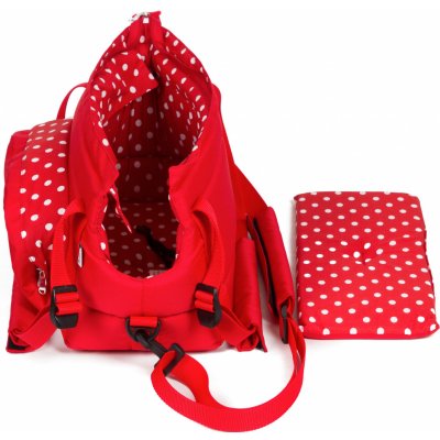 Iridog Taška na psa CARRIE no.2 s puntíky 22 x 18 x 34 cm – Sleviste.cz