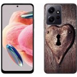 Pouzdro mmCase Gelové Xiaomi Redmi Note 12 4G - zámek ve tvaru srdce – Zboží Živě