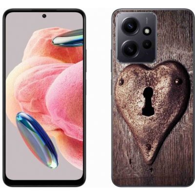 Pouzdro mmCase Gelové Xiaomi Redmi Note 12 4G - zámek ve tvaru srdce – Zboží Živě