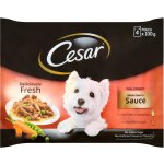 Cesar Selection v omáčce 4 x 100 g – Zbozi.Blesk.cz