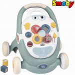 SMOBY 210207 Croc Baby Walker MiniKiss 3in1 Chodítko a kočárek pro panenku s brzdou – Zboží Mobilmania