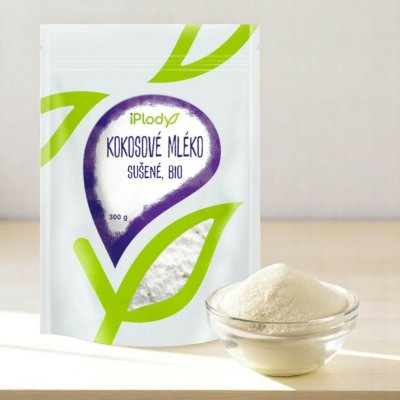 iPlody BIO kokosové mléko v prášku 300 g – Zboží Mobilmania