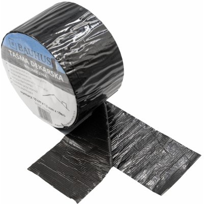 Bauhus Bitumenová páska 10 cm x 10 mb černá 180 – Sleviste.cz