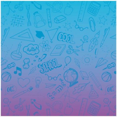 Karton P+P Ubrus do výtvarné výchovy Ombre Girl 65 × 50 cm – Hledejceny.cz