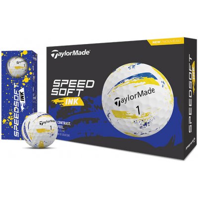 TaylorMade Speed Soft INK žluto/modré 3 ks – Hledejceny.cz
