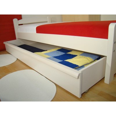 Doremi bílý úložný prostor pod postel z masivu 1/1 – Sleviste.cz