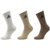 adidas Performance Classic Linear Crew 3 Pack Wonder White/Magic Beige/Earth Strata