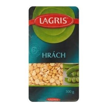 Lagris Hrách žlutý loupaný půlený 500g