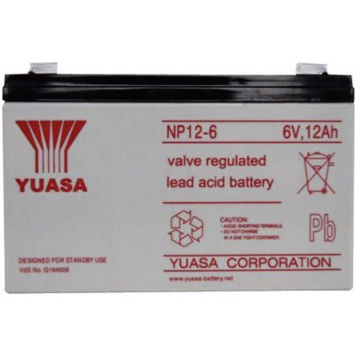 YUASA NP12-6 12Ah 6V – Sleviste.cz