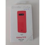 Pouzdro CELLY FEELING Samsung Galaxy S10, červené – Zboží Mobilmania