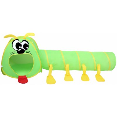 iPlay 8603 Prolézací tunel Stonožka 2v1 176 cm zelený – Hledejceny.cz